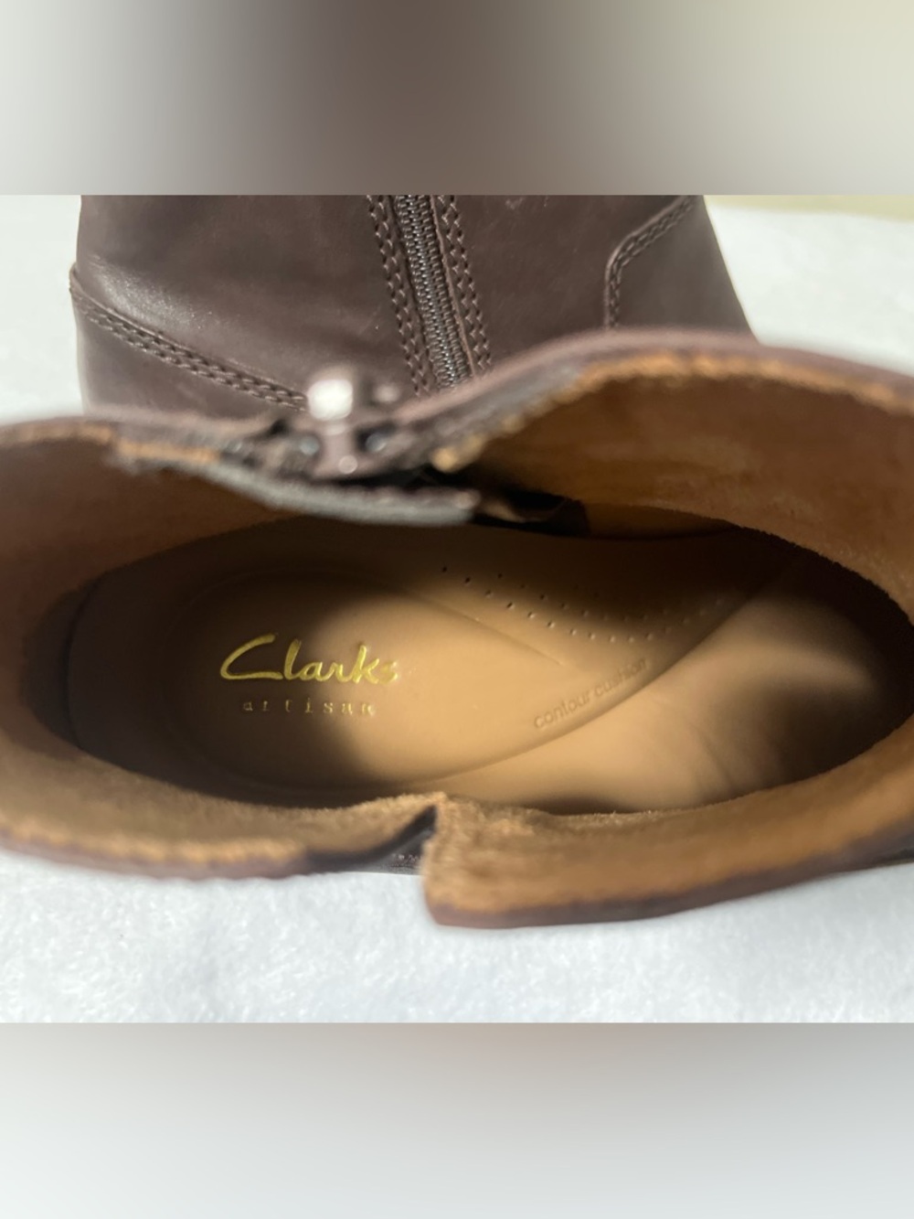 Clarks Originals Womens Kastela-Top Brown Boots 8.5 - Picture 10 of 12